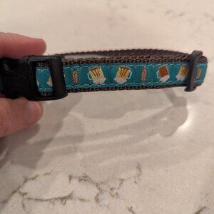 Up Country Dog Collar - Size XS - Beer Design